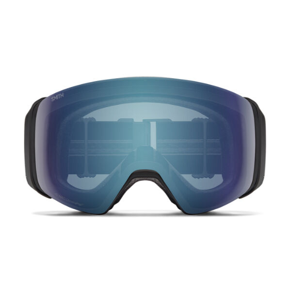 Smith 4D Mag Low Bridge Fit Goggle + Blue Mirror Lens